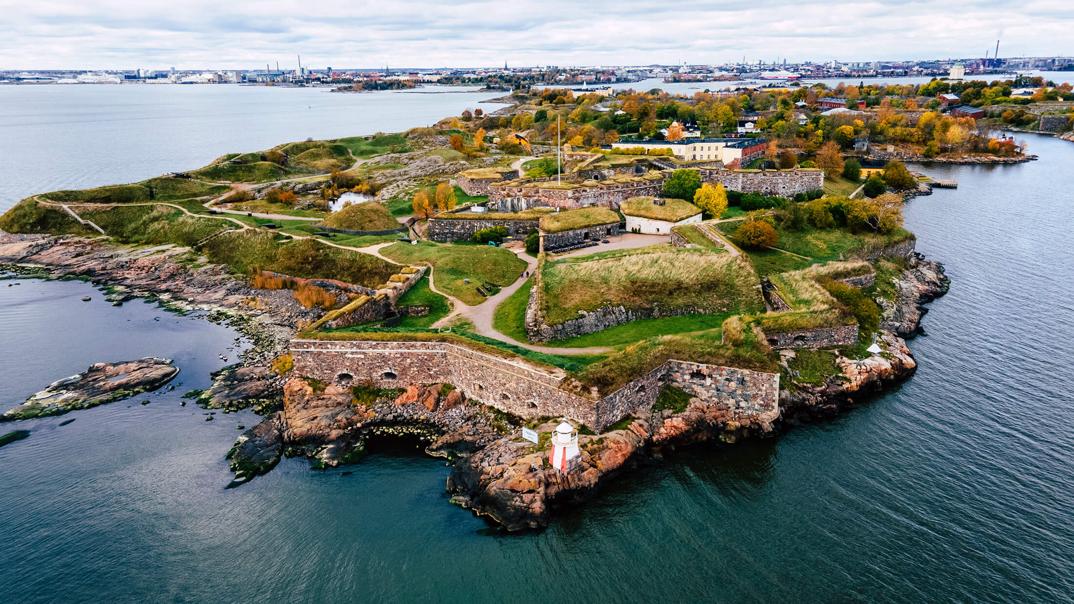 Suomenlinna fortress in Helsinki, Finland