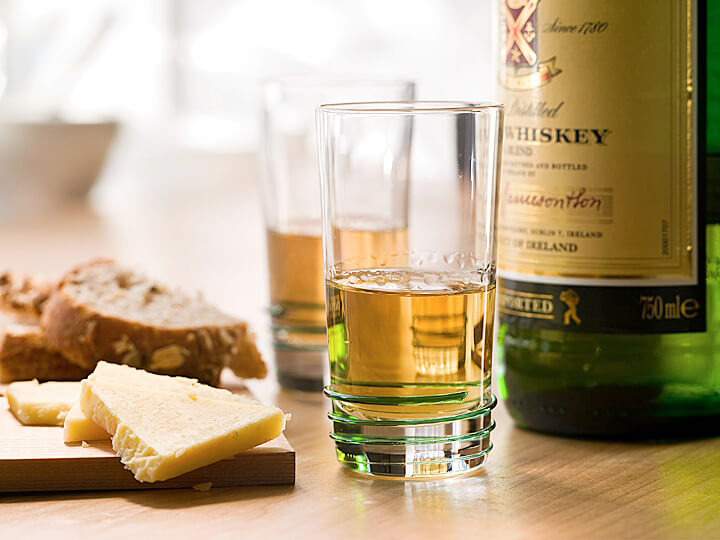 Irish Whiskey with Cheese