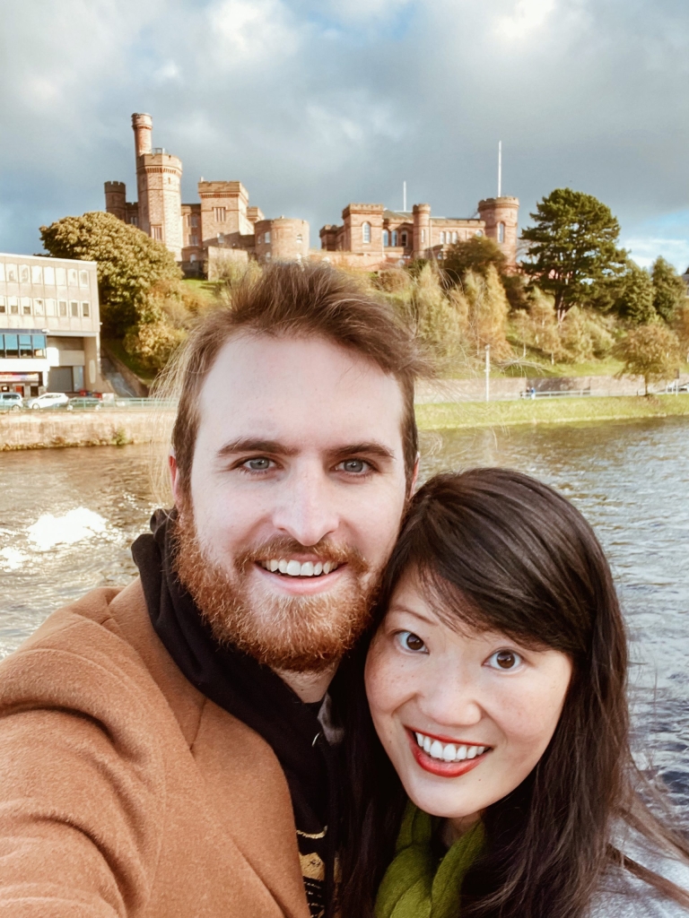Jessica & Christian Honeymoon: Selfie near the river