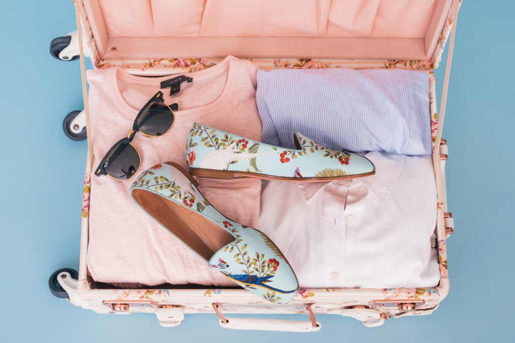 Packing in Pink Luggage