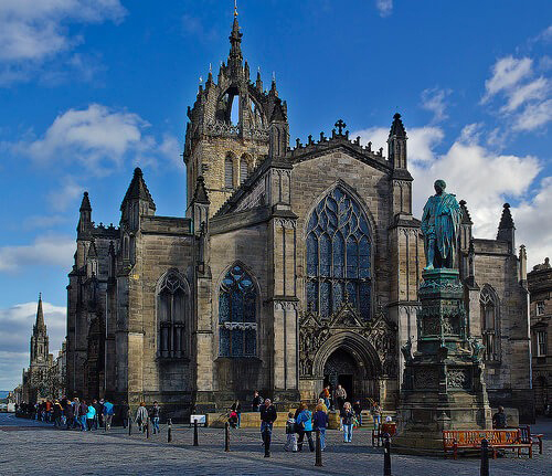 St. Giles Cathedral in Edinburg, Scotland