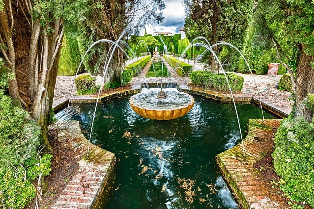 The Generalife Gardens in Spain